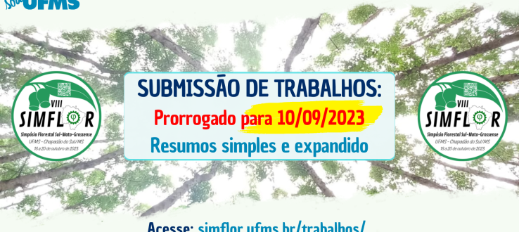 Novo prazo para submissão de resumos